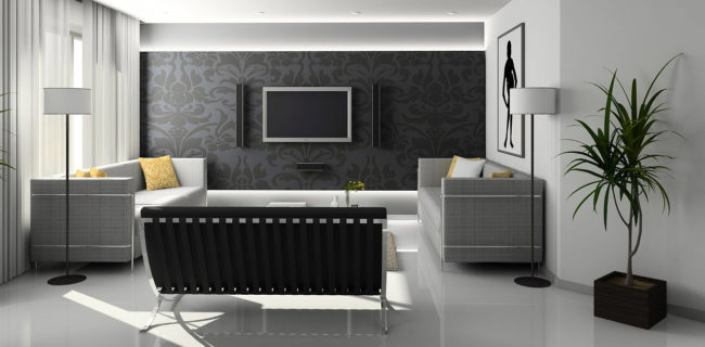 arredare casa bianco e nero