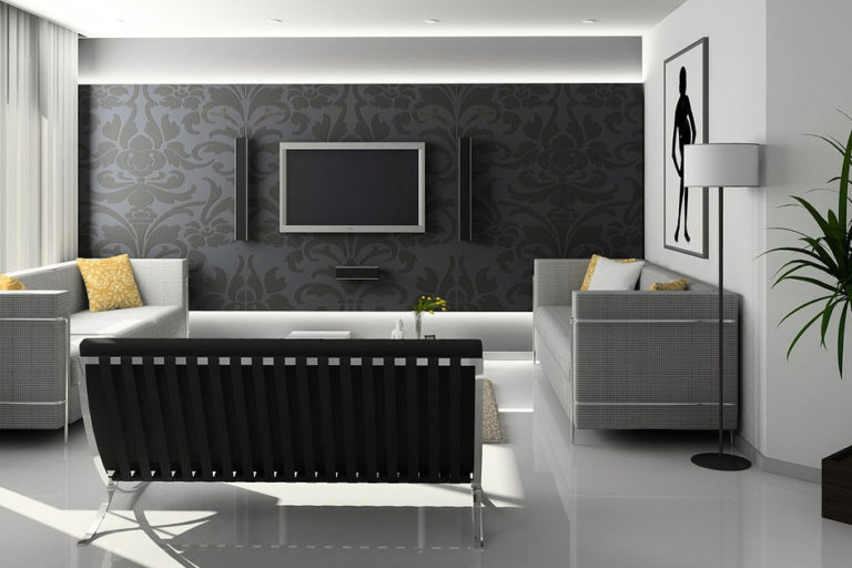 arredare casa bianco e nero