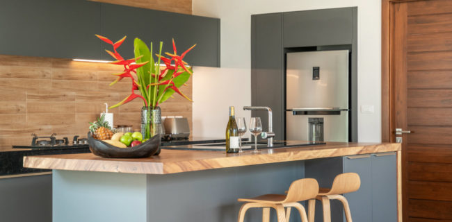 cucina con isola o penisola