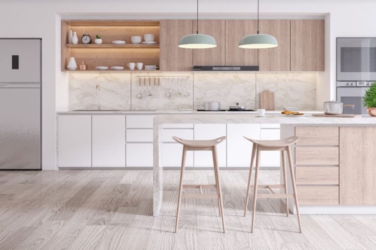 cucina con piano snack